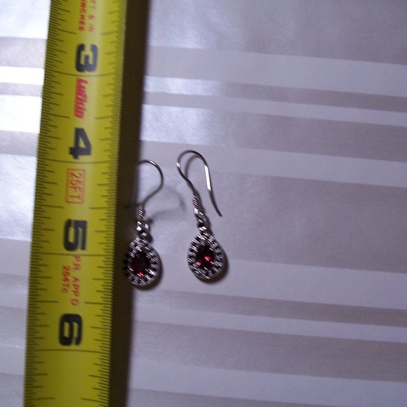 Garnet Earrings - Picture 3 of 6